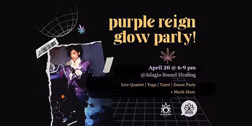 \u2728Purple Reign: An Elevated Prince Experience @ Adagio Sound Healing Studio