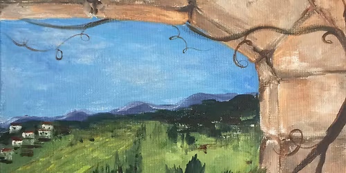 Paint & Sip - VIVA ITALIA - a pinot vine in tuscany