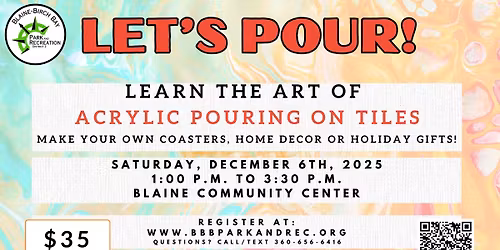 Let's Pour! Acrylic Paint Pouring on Coasters