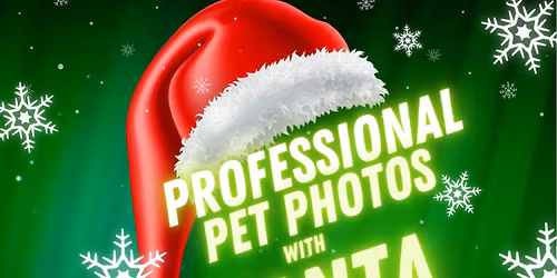 Professional Pet Photos with Santa!