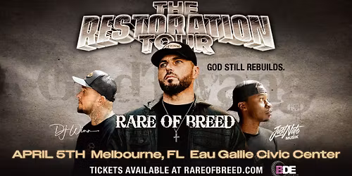 Rare of Breed LIVE in Melbourne, FL at Eau Gallie Civic Center (4\/5\/26)