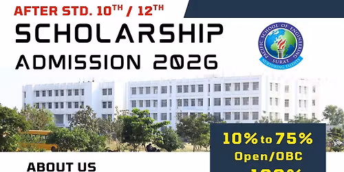 Scholarship Test : For students after Std. 10th or 12th (Science\/Commerce) 