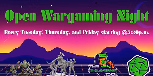 Open Wargaming Night