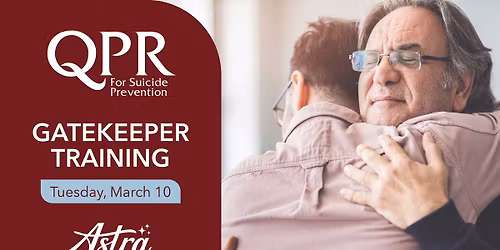 FREE Suicide Prevention QPR Gatekeeper Training