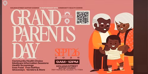 Celebrate Grandparents 2026 at Holman Street Baptist Church