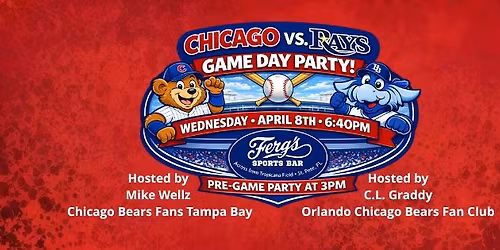 Chicago Cubs vs Ray's Wednesday April 8th