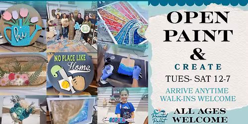 Open Paint & Create- Painted Pallet Studio- St Augustine, FL