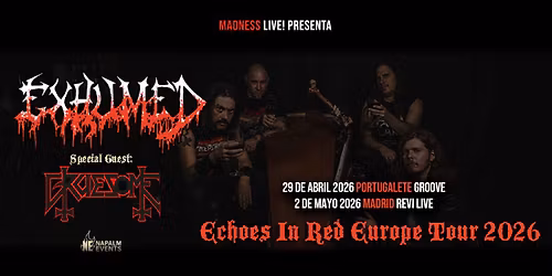 Exhumed + Gruesome (Madrid)