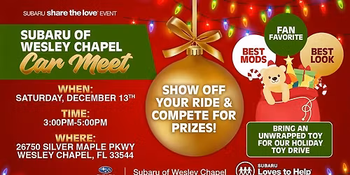 Subaru of Wesley Chapel Car Meet