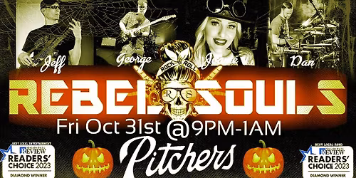 REBEL SOULS @ Pitchers Sports Bar Halloween Bash