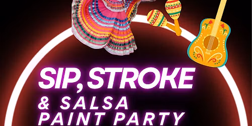 We The 3 Production Group Sip, Stroke & Salsa Paint Party