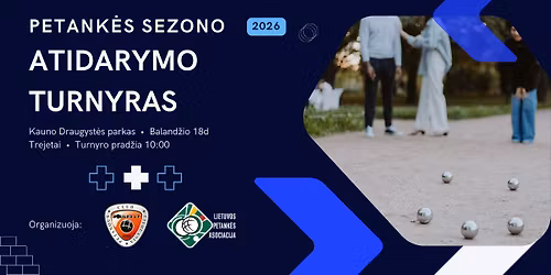 Petank\u0117s sezono atidarymo turnyras 2026