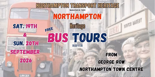 Northampton Heritage Bus Tours 2026
