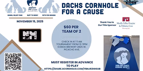 DACHS Cornhole for a Cause Tournament