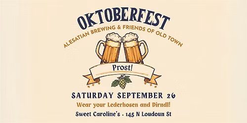 Oktoberfest Presented by Alesatian Brewing Company