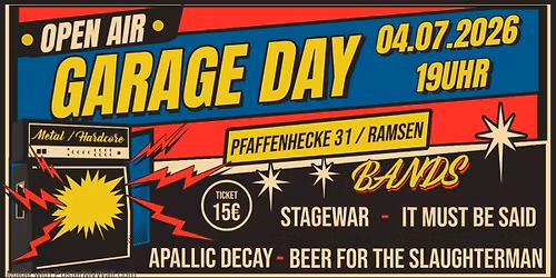 GARAGE DAY OPEN AIR