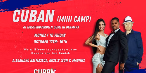 Mini Salsa and Bachata Camp at Idr\u00e6tsh\u00f8jskolen Bosei in week 42