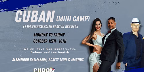 Mini Salsa and Bachata Camp at Idr\u00e6tsh\u00f8jskolen Bosei in week 42