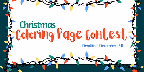 Christmas Coloring Page Contest