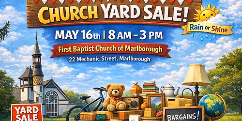 Huge Church Yard Sale 