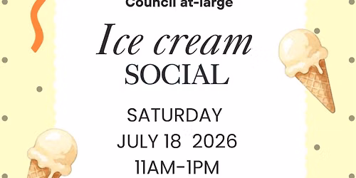 Ice Cream Social Campaign fundraiser