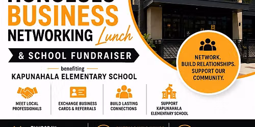HNL Business Networking and School Supply Fundraiser @ BWW