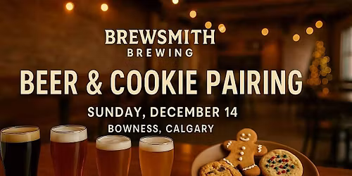 Brewsmith's Beer & Christmas Cookie Pairing