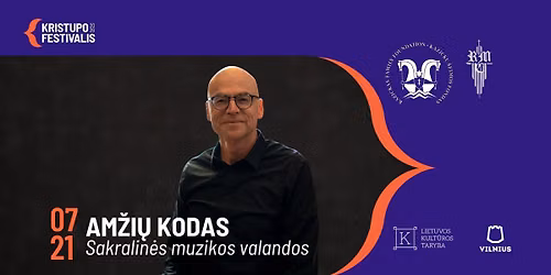 SAKRALIN\u0116S MUZIKOS VALANDOS. AM\u017dI\u0172 KODAS