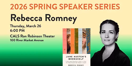 CALS Spring Speaker Series presents Rebecca Romney