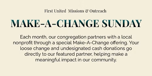 Make-A-Change Sunday