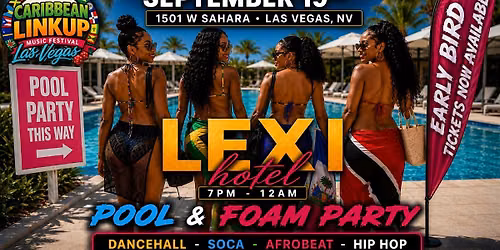 CARIBBEAN LINK UP FOAM + POOL PARTY (SEP 19TH) NIGHT SWIM