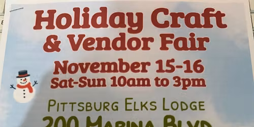 Holiday Craft & Vendor Fair,,
