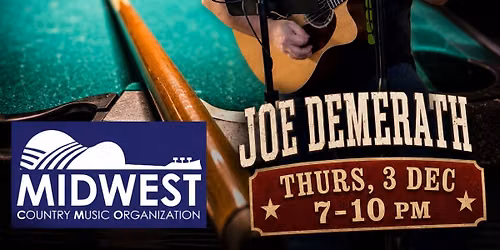 Joe Demerath is Back Live @ Joe\u2019s Pub!! 
