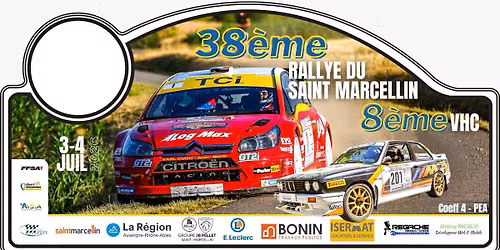 38\u00e8me Rallye National de Saint Marcellin & 8\u00e8me VHC