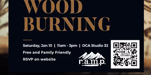 Second Saturday: Wood Burning with Miriam Gutierrez (Ages 14+)