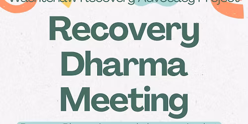 Weekly Recovery Dharma Meeting