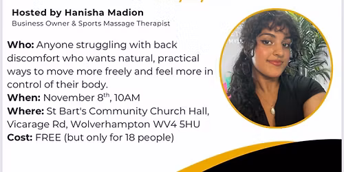 Back discomfort workshop