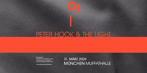 Peter Hook & The Light - GET READY \/\/ 25TH ANNIVERSARY TOUR EUROPE \/\/