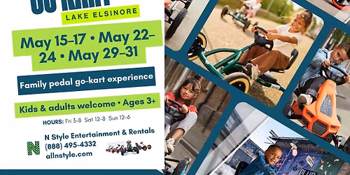 Let\u2019s Go Kart Lake Elsinore \u2013 3 Weekend Family Event