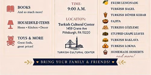 Summer Community Garage Sale & Turkish Food Festival