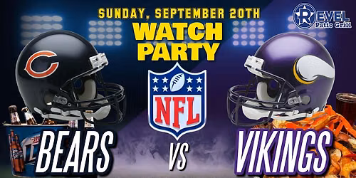 Vikings Vs Bears - NFL Watch Party at The Revel!