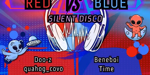 Red vs Blue Silent Disco
