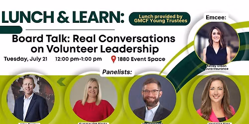 Lunch & Learn: Board Talk: Real Conversations on Volunteer Leadership 