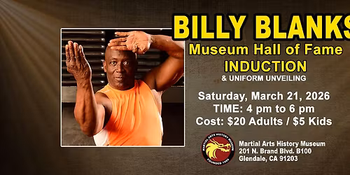 Billy Blanks Hall of Fame Induction