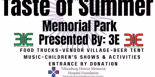 TDMH Foundation's 5th Annual Taste of Summer in the Park presented by 3E Power Services