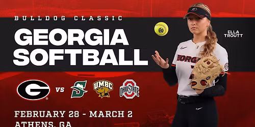 Parking Clemson Tigers at Georgia Bulldogs Softball