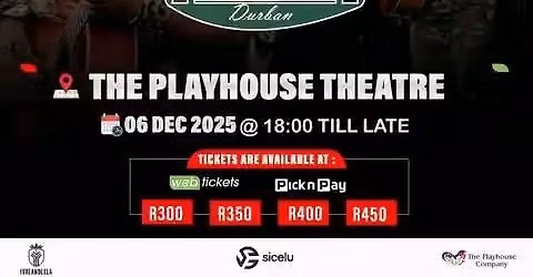 #InkosyamagcokamaLive at The Playhouse Opera Theatre 