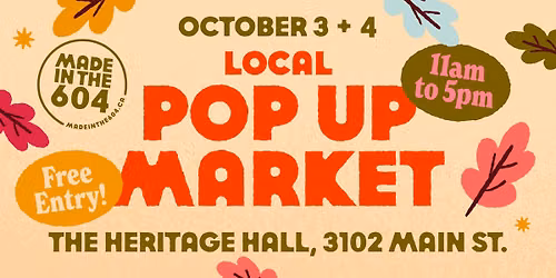 Fall Pop-Up Market - hosted by Madeinthe604
