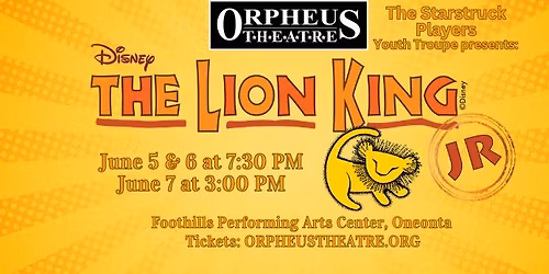 Disney's THE LION KING JR live on stage!!