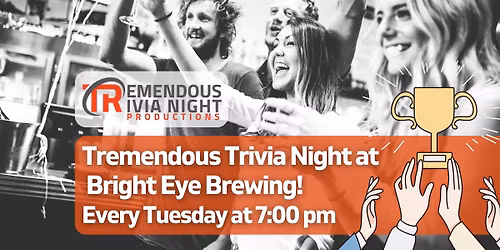 Tuesday Night Trivia at Bright Eye Brewing North Kamloops!